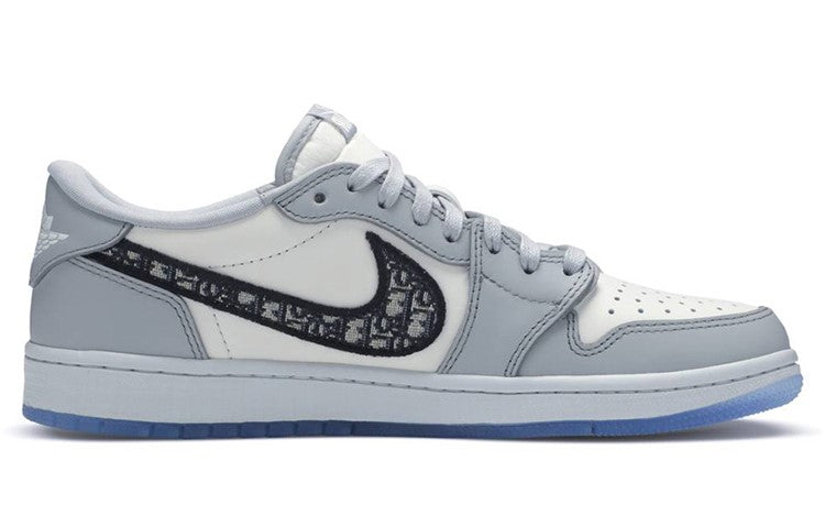 Dior x Air Jordan 1 Low ‘White Grey’