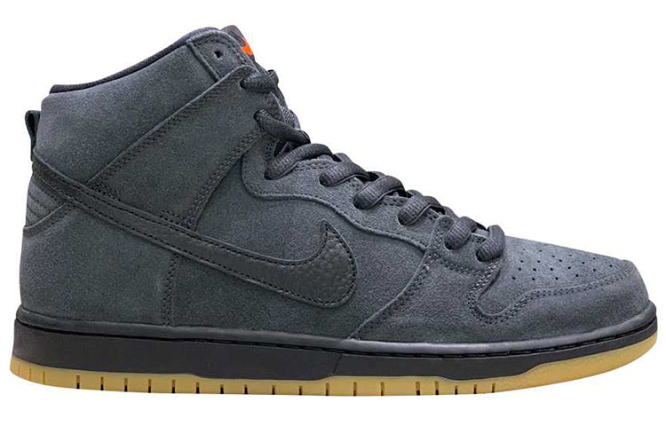 Nike Dunk High Pro ISO SB Skateboard 'Orange Label - Dark Smoke Grey' Dark Smoke Grey/Black CV1727-001 sneakmarks