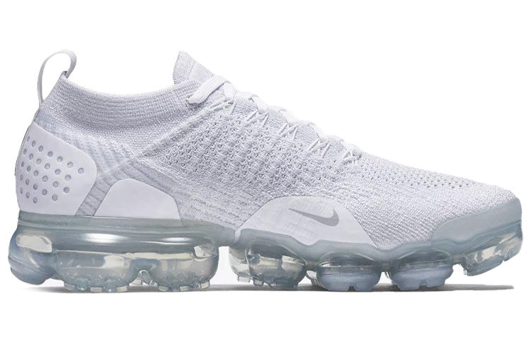 Nike Womens Air VaporMax Flykint 2 Triple White 942843-100 KICKSOVER