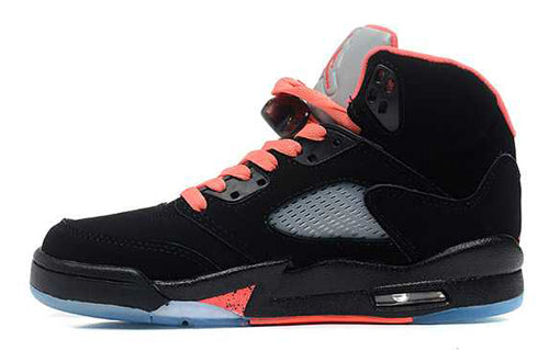 Air Jordan 5 Retro GS Black/Alarming 440892-001