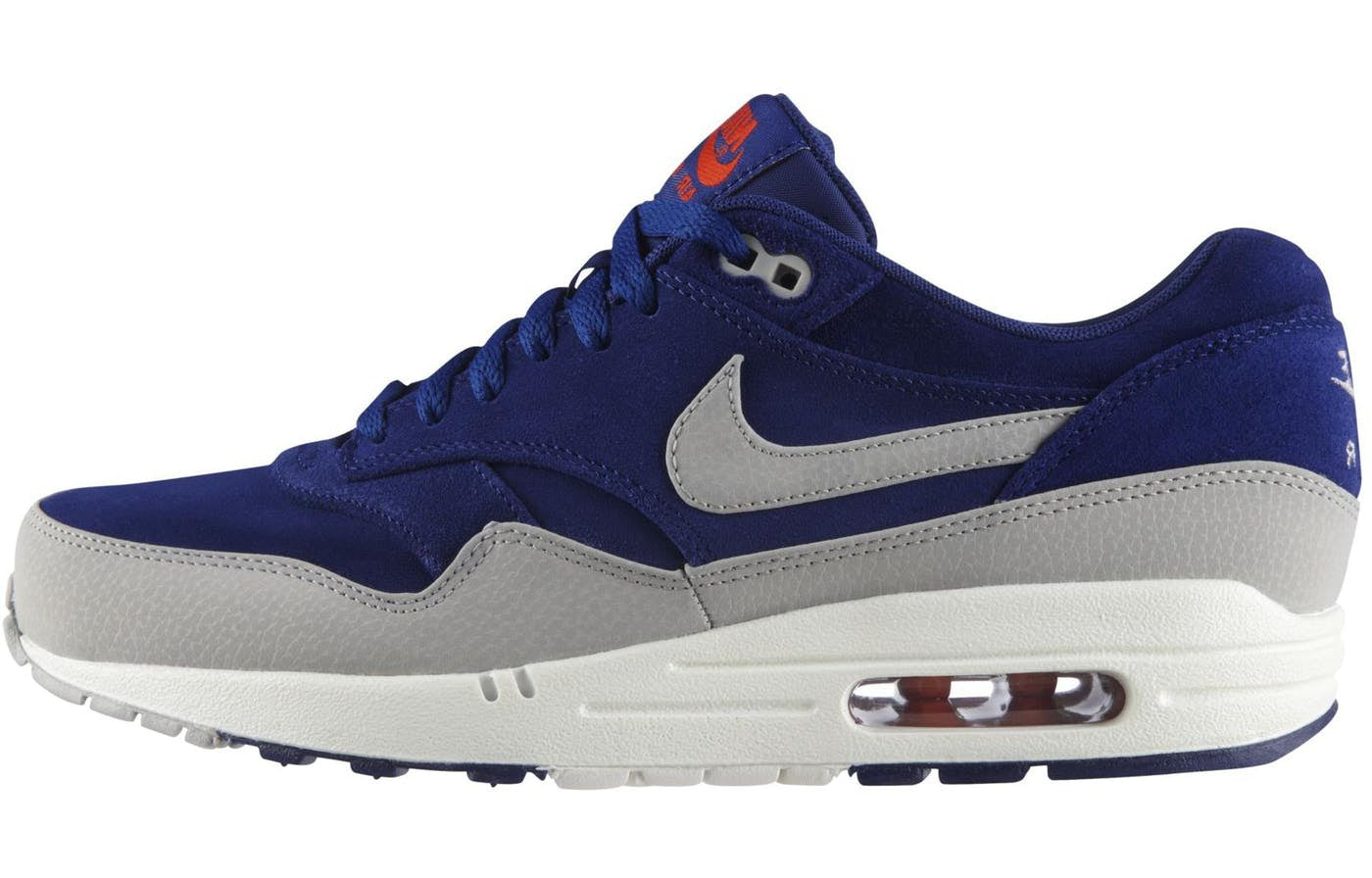 Nike Air Max 1 Premium 'Deep Royal Granite' Deep Royal Blue/Granite/Sail/Team Orange 512033-408