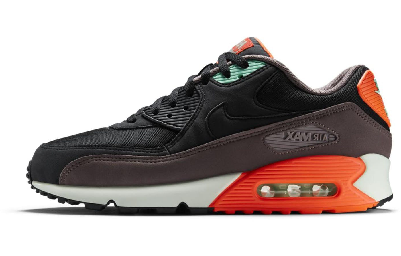 Nike Air Max 90 Essential Black/Black-Hyper Crimson 537384-036 KICKSOVER