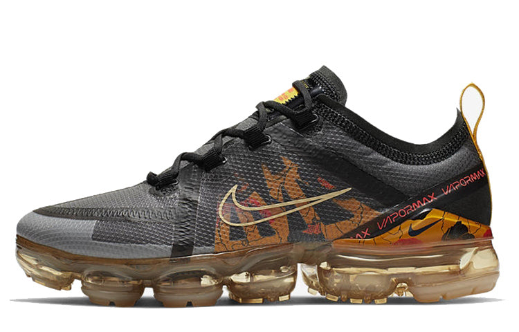 Nike Womens Air VaporMax 2019 SE 'Floral' Black/Bright Crimson-University Gold CD7094-002 KICKSOVER