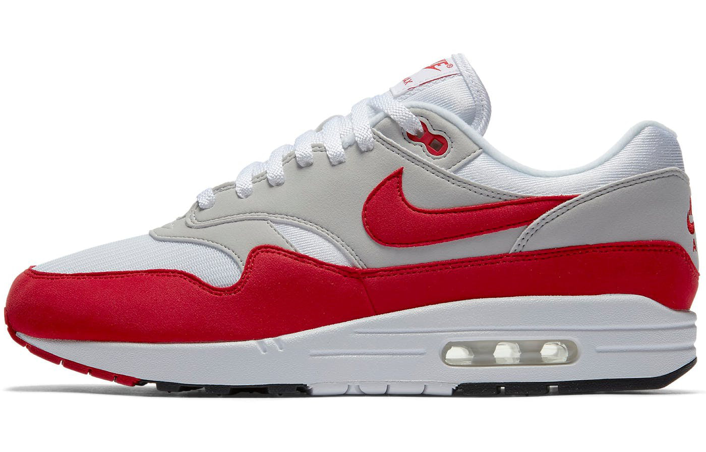 Nike Air Max 1 OG Anniversary - Sport Red 908375-100 KICKSOVER