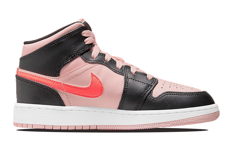 Air Jordan 1 Mid GS Pink Crimson 554725-604