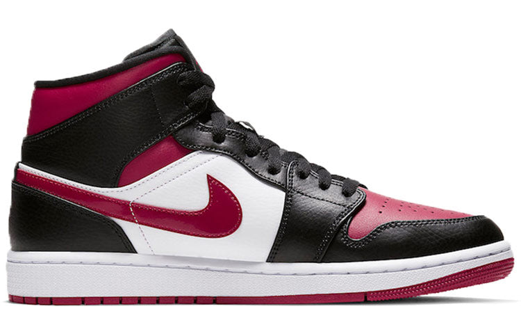 Air Jordan 1 Mid Black Noble Red 554724-066