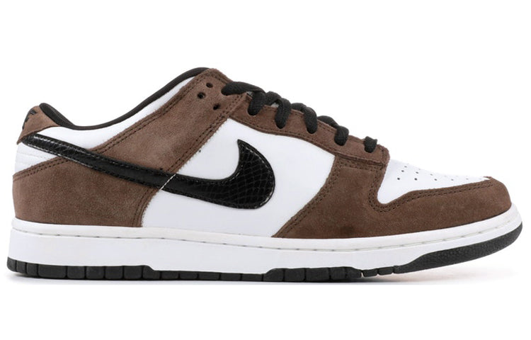 Nike Dunk Low Pro SB Skateboard 'Trail' White/Black-Trail End Brown 304292-102 sneakmarks