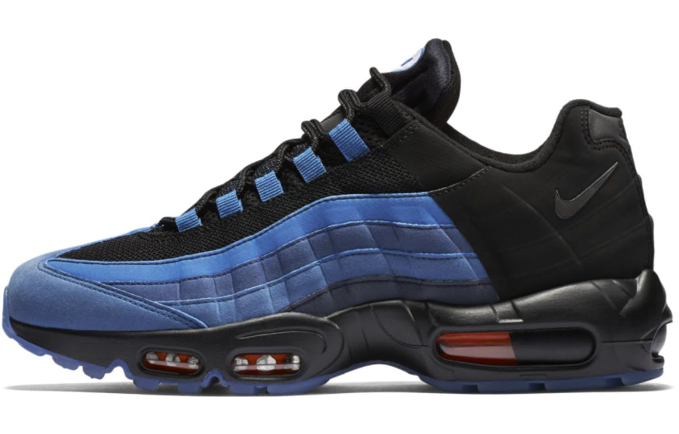 Nike LeBron James x Air Max 95 QS 'Gametime' Coastal Blue/Court Blue-Strong Blue 822829-444