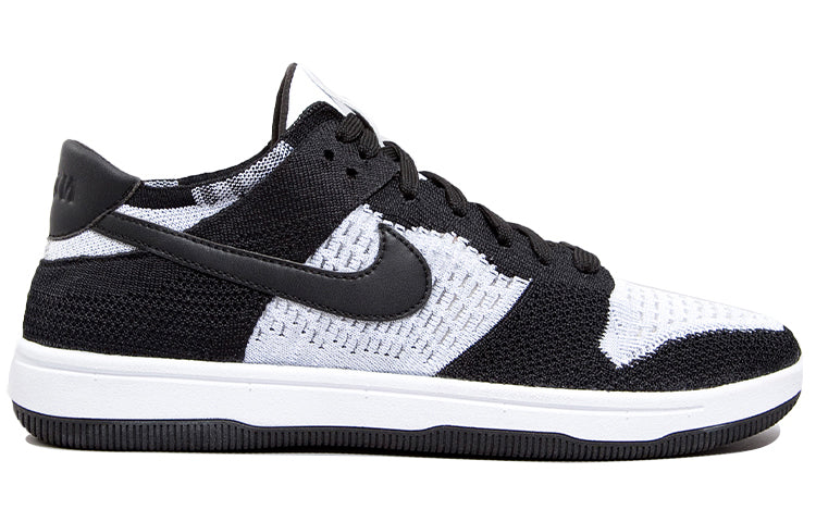 Nike Dunk Low Flyknit White Black 917746-100 sneakmarks