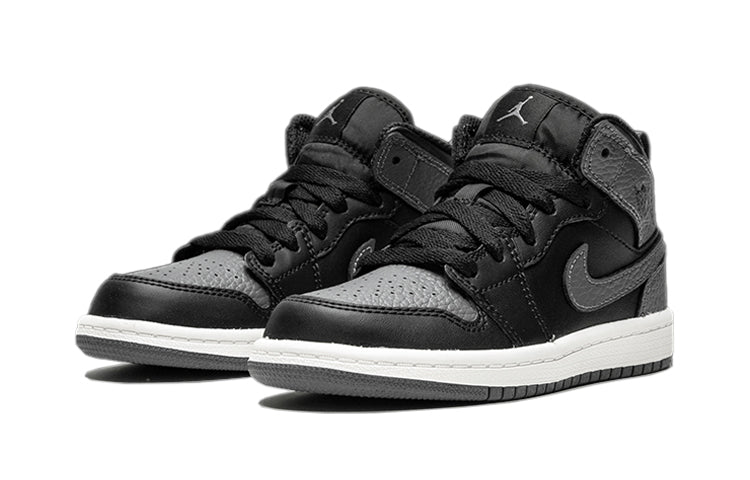 Air Jordan 1 Mid BP 'Dark Grey' Black/Dark Grey-Summit White 640734-041