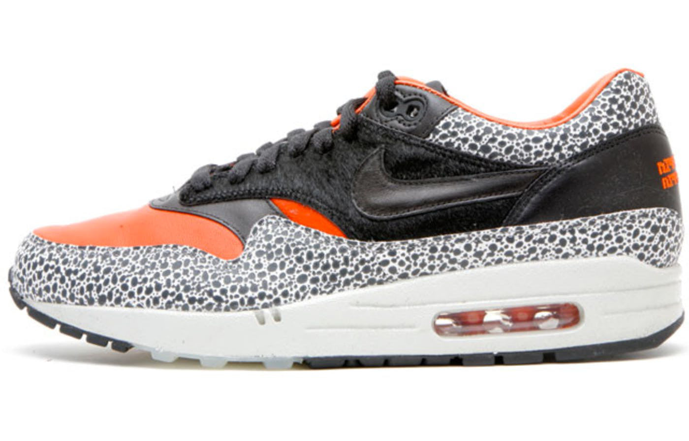 Nike Air Max 1 Supreme QK 'Keep Rippin Stop Slippin' Safety Orange/Black 332326-801