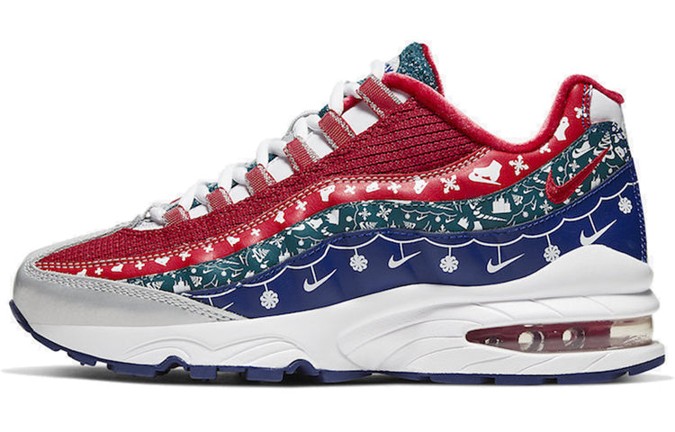 Nike Air Max 95'Ugly Christmas Sweater' GS White/University Red/Noble Red CT1593-100