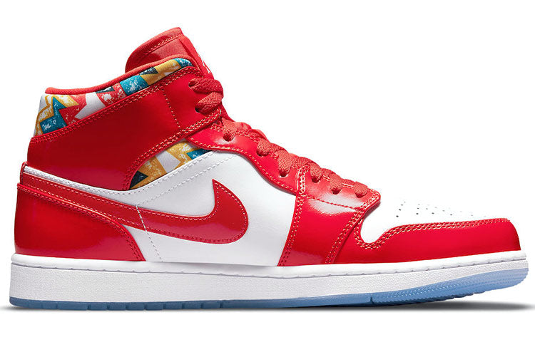 Air Jordan 1 Mid SE Red Patent DC7294-600