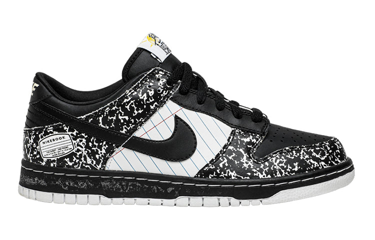 Nike Dunk Low Premium GS 'book' Black/Black-White-University Blue 327624-001 sneakmarks