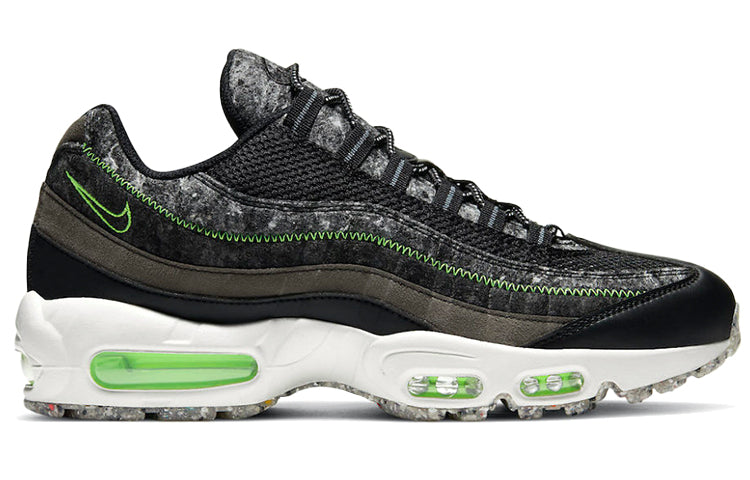 Nike Air Max 95 M2Z2 'Recycled Wool Pack - Black Electric Green' Black/Electric Green/Smoke Grey/Light Bone CV6899-001