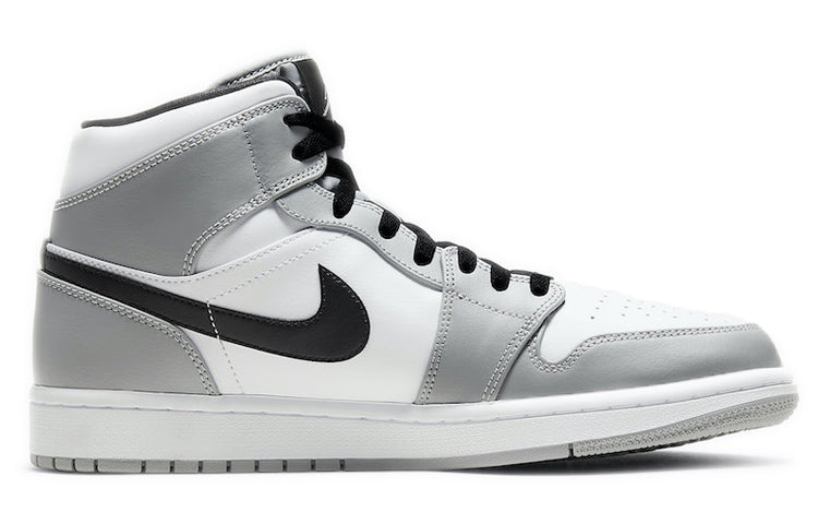 Air Jordan 1 Mid 'Smoke Grey' Light Smoke Grey/Black/White 554724-092