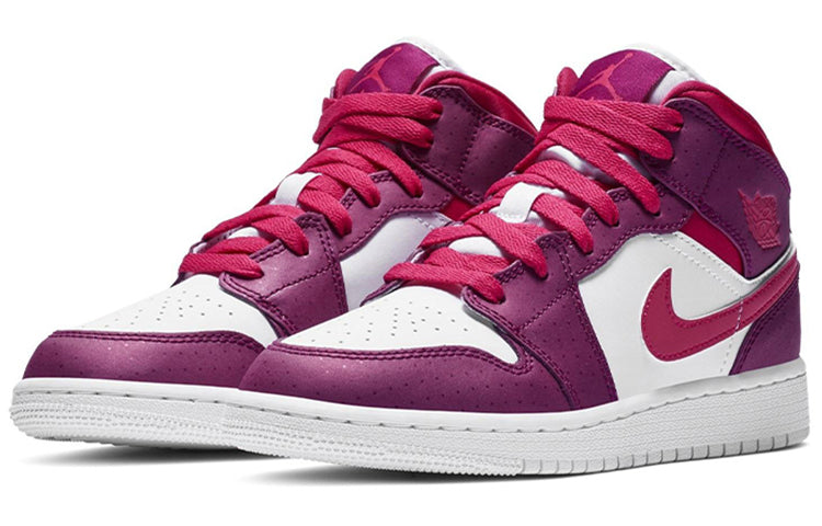 Air Jordan 1 Mid GS True Berry Rush Pink 555112-661