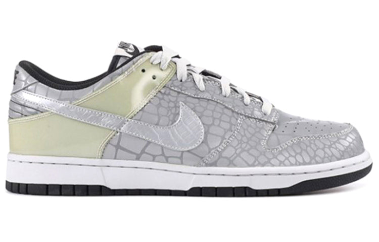 Nike Dunk Low Metallic Silver/Black-Neutral Grey 309431-904 sneakmarks