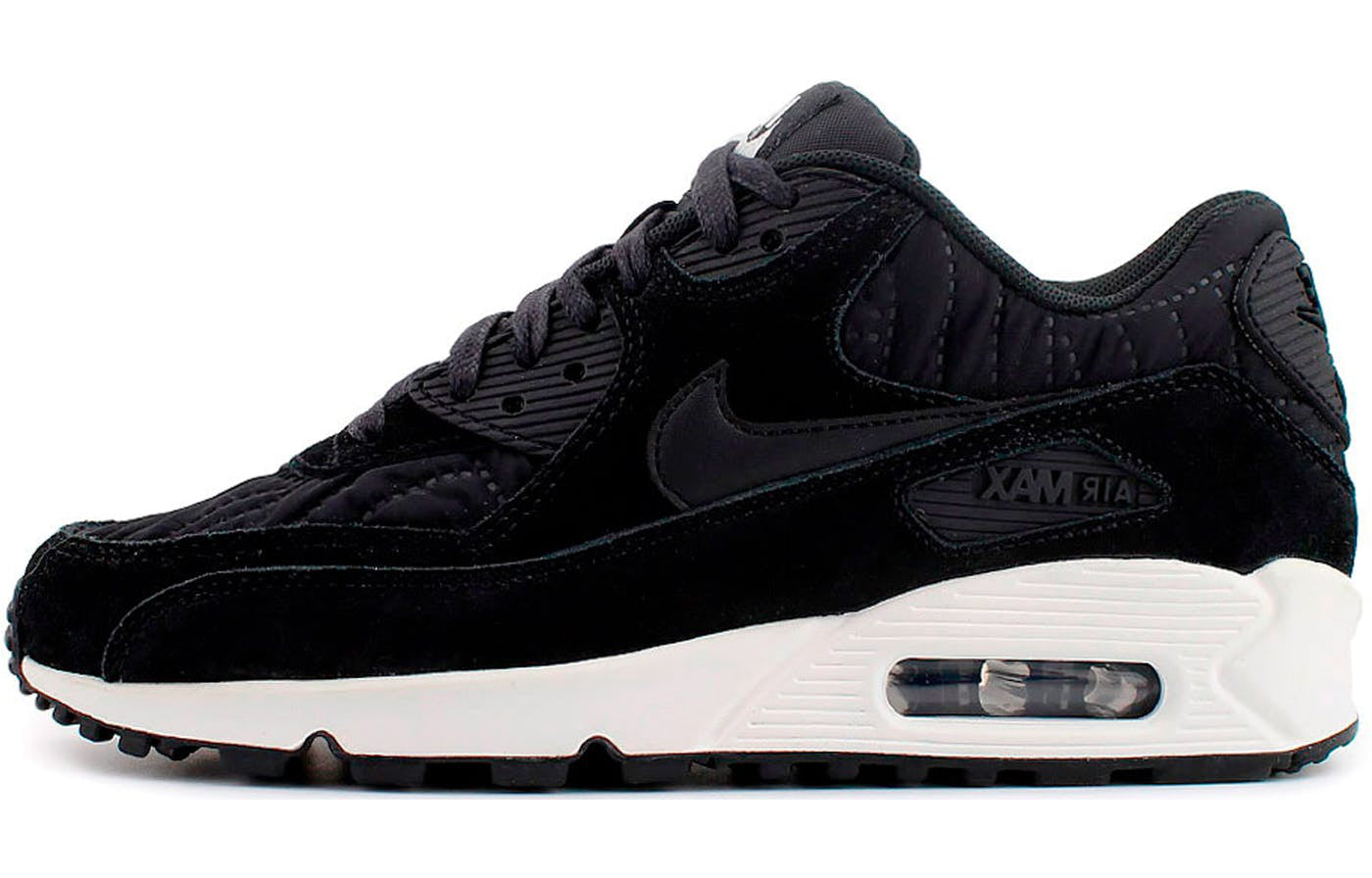 Nike Womens Air Max 90 Premium 'Black Ivory' Black/Black-Ivory 443817-009