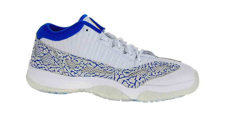 Air Jordan 11 Retro Low 'IE' White/Zest-Argon Blue-Light Bone 306008-172