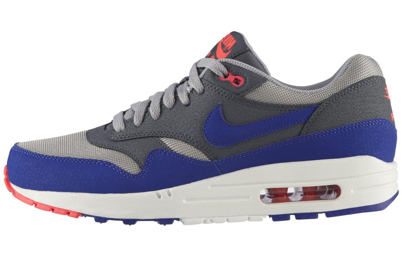 Nike Air Max 1 Essential 'Ultramarine Dark Grey' Medium Grey/Ultramarine/Dark Grey/Seal Red 537383-006