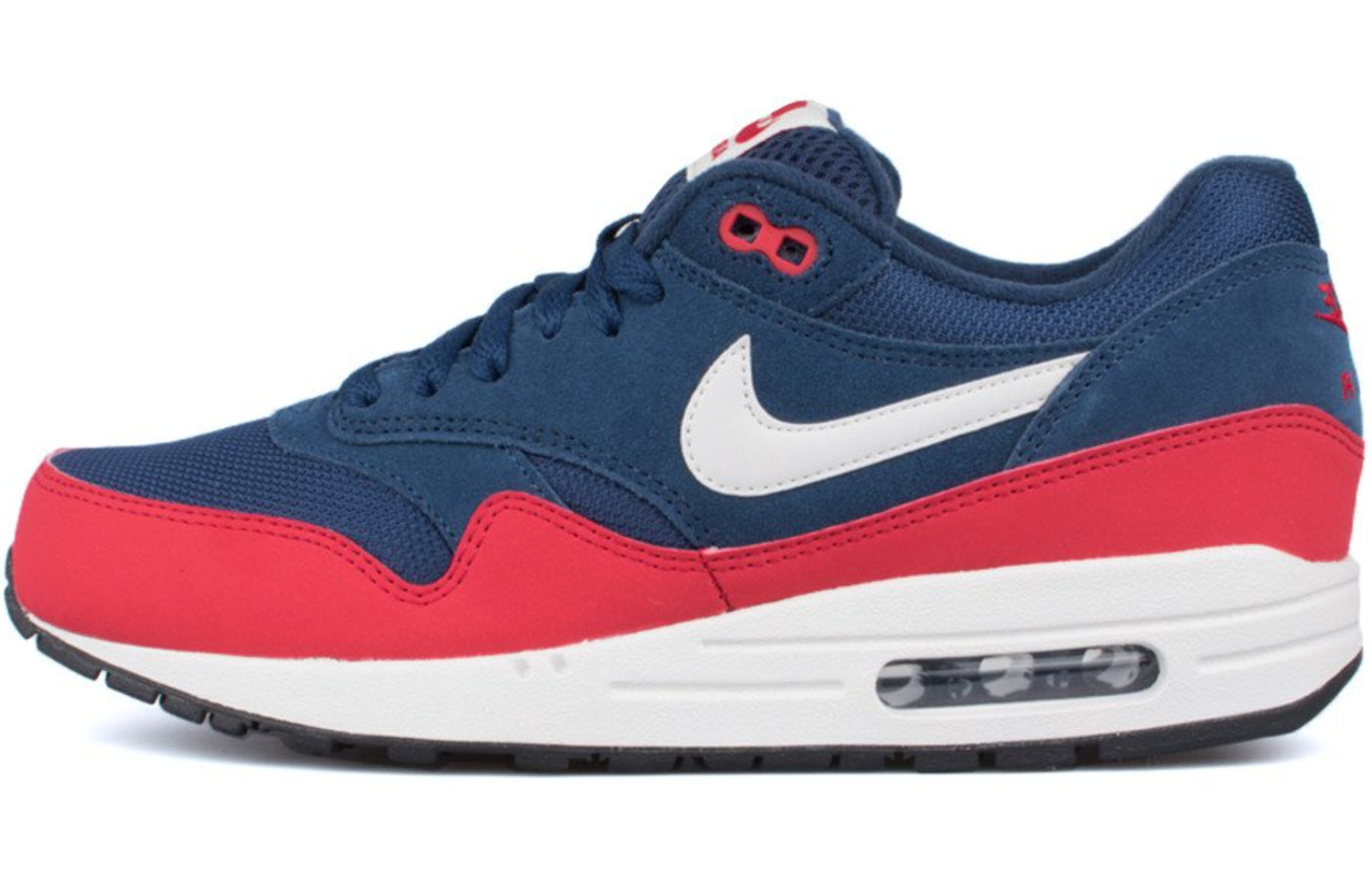 Nike Air Max 1 Essential 'Midnight Navy' Midnight Navy/University Red/Light Bone 537383-400