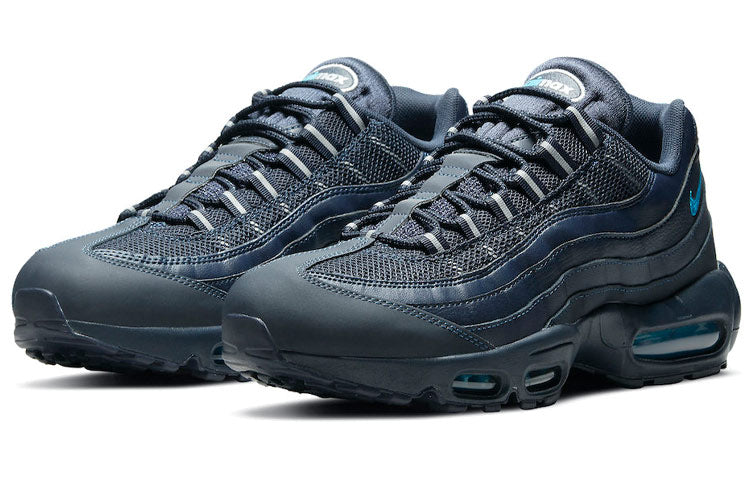 Nike Air Max 95 Essential 'Obsidian' Obsidian/Reflect Silver/Black/Laser Blue DJ6884-400 sneakmarks