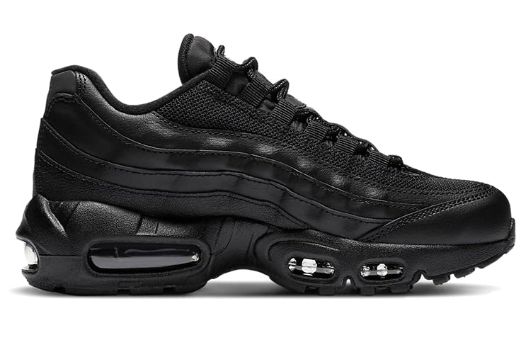 Nike Air Max 95 Recraft GS 'Triple Black' Black/Black/White/Black CJ3906-001