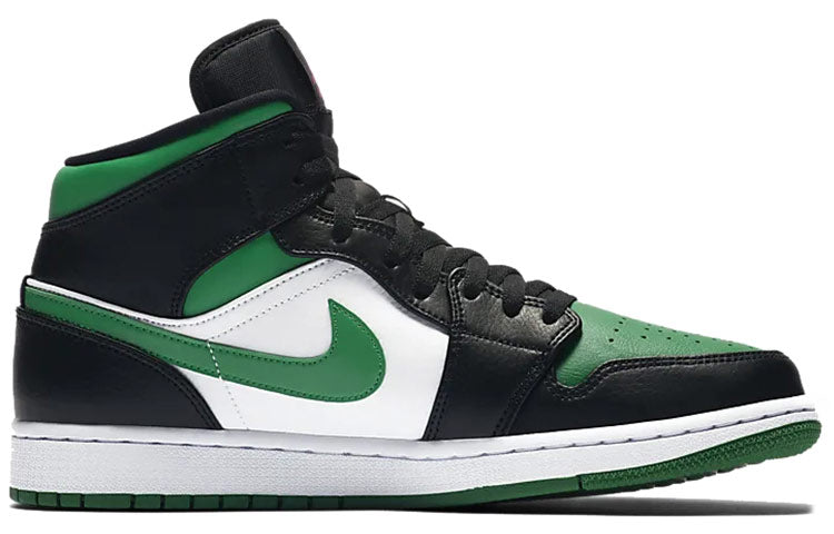 Air Jordan 1 Mid Green Toe 554724-067