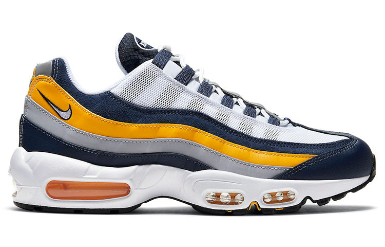 Nike Air Max 95 'Michigan' Midnight Navy/University Gold/Wolf Grey/White CZ0191-400 sneakmarks