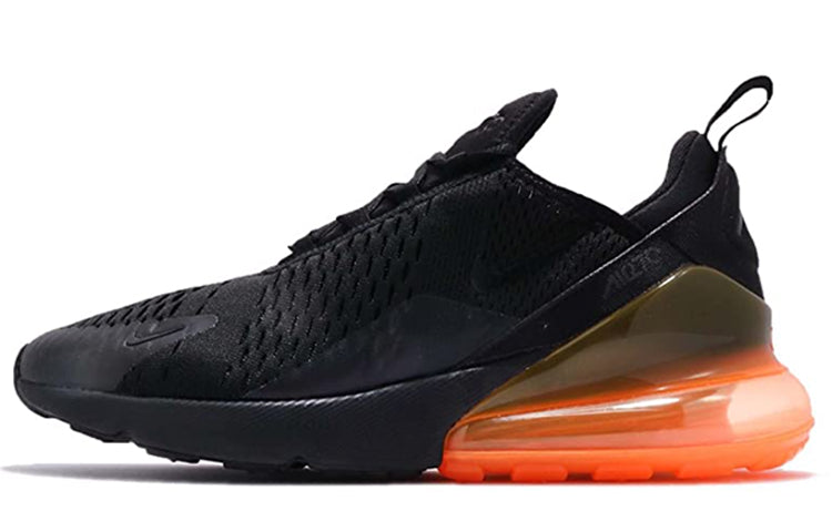 Nike Air Max 270 Black Total Orange AH8050-008 KICKSOVER