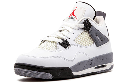 Air Jordan 4 Retro'Cement' 2012 GS White/Black-Cement Grey 408452-103