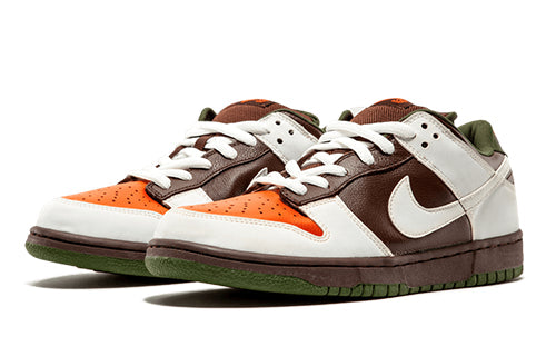 Nike Dunk Low Pro SB Skateboard 'Oompa Loompa' Light Chocolate/White 304292-228 sneakmarks