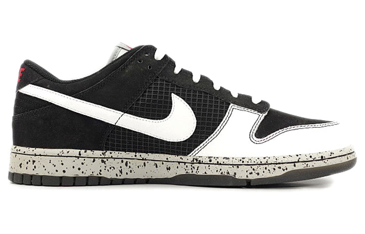 Nike Dunk Low Cl 'Jordan Pack' Black/White-Granite 304714-018 sneakmarks