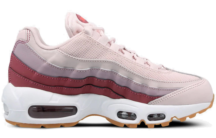 Womens Air Max 95 'Barely Rose' Barely Rose/Hot Punch-Vintage Wine-White 307960-603