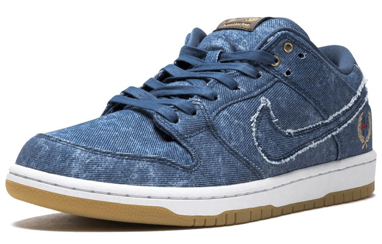 Nike SB Skateboard Dunk Low TRD QS Denim - Utility Blue 883232-441 sneakmarks