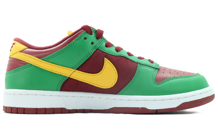 Nike Dunk Low 'Portugal' Team Red/Yellow Gold-Pine Grn 307378-671 sneakmarks