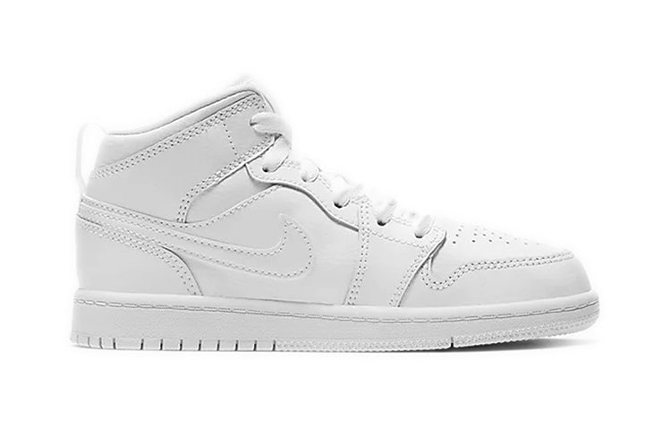 Air Jordan 1 Mid PS 'Triple White' White/White/White 640734-126