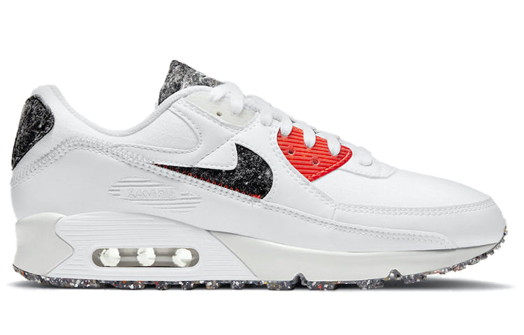 Nike Air Max 90 M2Z2 'Recycled Wool Pack - White Photon Dust' White/Photon Dust/Bright Crimson DD0383-100 KICKSOVER