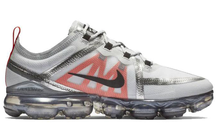 Nike Air VaporMax 2019 'Platinum Orange' Pure Platinum/White-Team Orange-Black AR6631-003 KICKSOVER