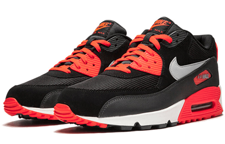 Nike Air Max 90 Essential Black Atomic Red 537384-006 KICKSOVER