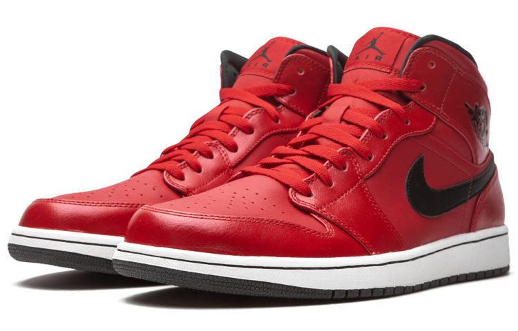 Air Jordan 1 Mid Gym Red Black 554724-602