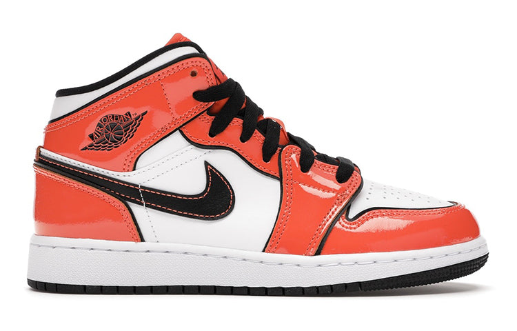 Air Jordan 1 Mid SE GS 'Turf Orange' Turf Orange/Black/White BQ6931-802