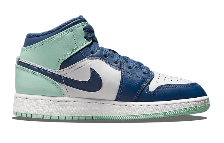 Air Jordan 1 Mid \Blue Mint\ (GS) 554725-413