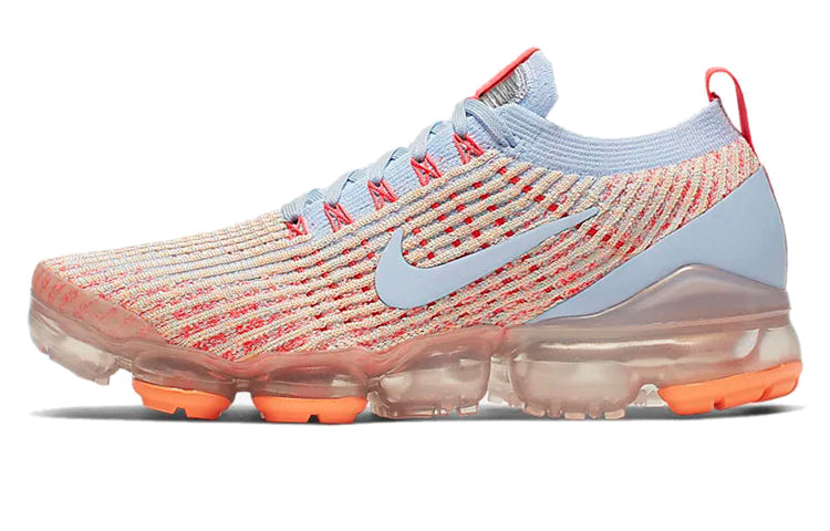 Nike Womens Air VaporMax Flyknit 3 'Blue Orange' Hydrogen Blue/Orange Pulse/Red Orbit/Hydrogen Blue AJ6910-400