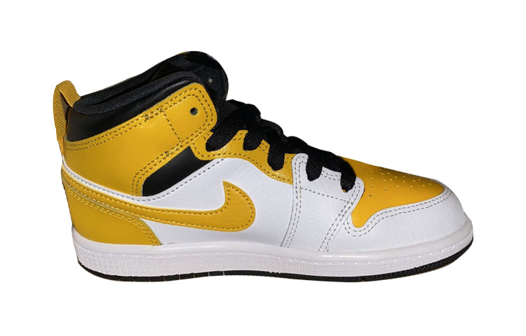 Air Jordan 1 Mid PS 'University Gold' White/Black/University Gold 640734-170