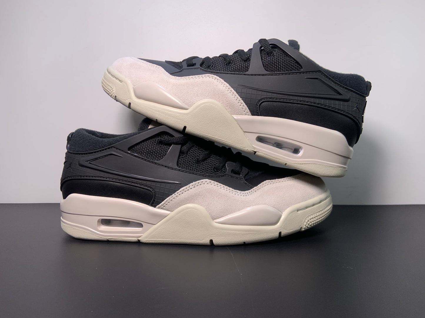 Air Jordan 4 RM Black Light Bone-Dark Grey FQ7939-001