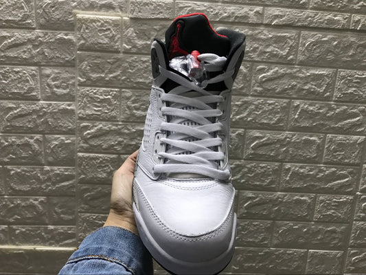 Air Jordan 5 Retro BG White Cement 440888-104