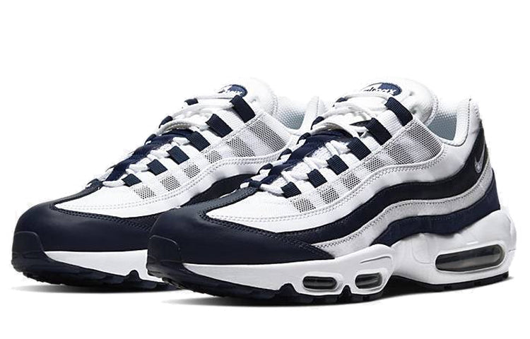 Nike Air Max 95 Essential 'White Navy' White/Midnight Navy CI3705-400 sneakmarks