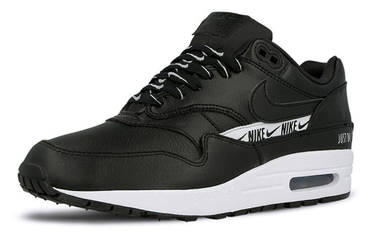 Nike Womens Air Max 1 SE 'Black Logo' Black/White/Black 881101-005